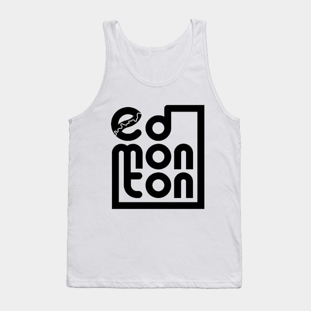 Edmonton in a box Tank Top by Edmonton River